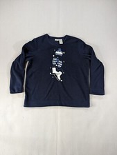 White Stag Sweater Women's XL 16/18 Blue Graphic Embroidered Winter Grandmacore