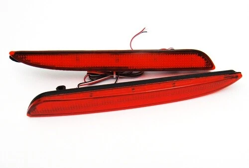 2x Red Lens LED Bumper Reflector Tail Brake Stop Light For Mazda3 Axela BL Mazda - Image 4 of 4