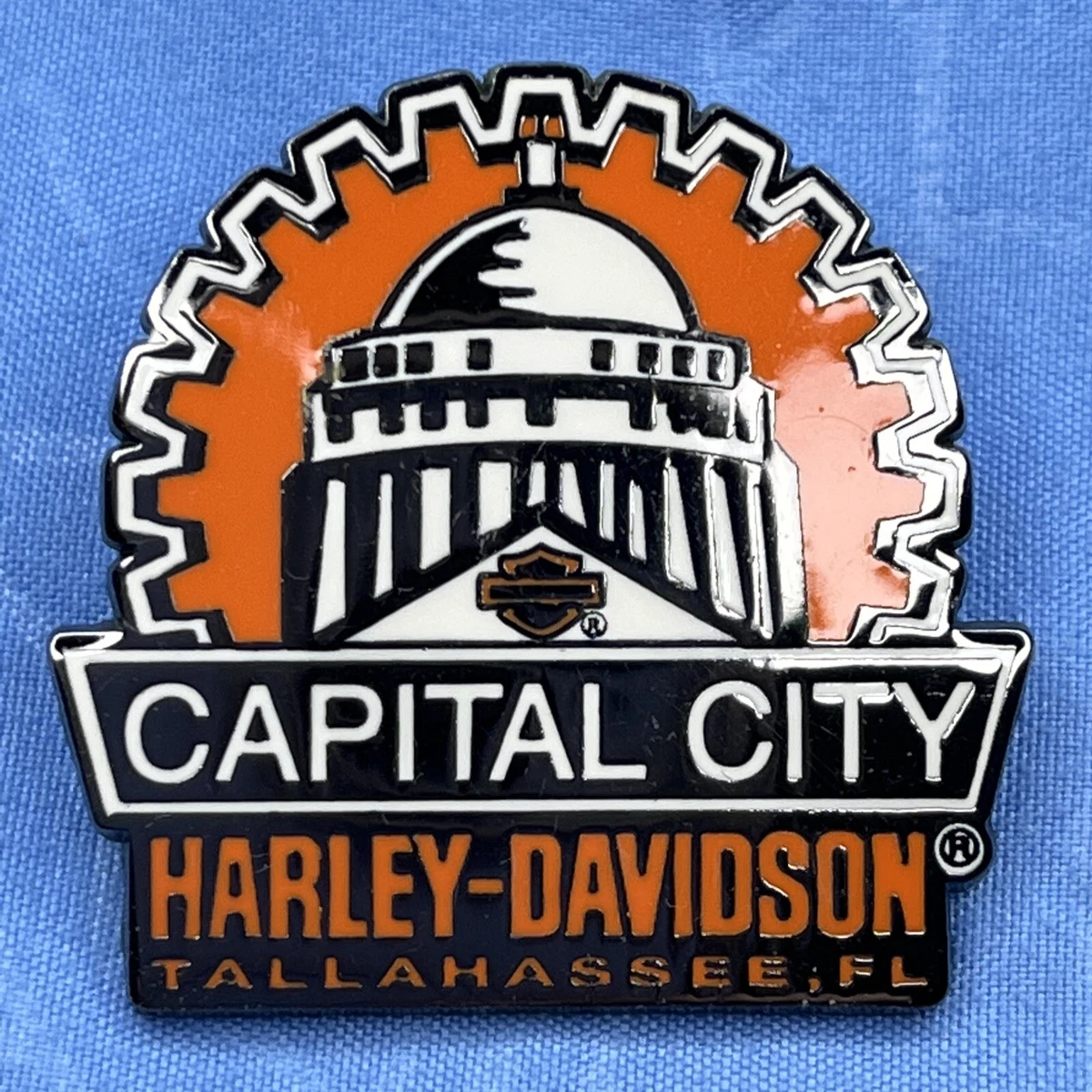 CAPITAL CITY HARLEY DAVIDSON OF TALLAHASSEE FLORIDA DEALERSHIP PIN BRAND NEW