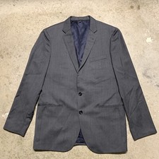 J Crew Ludlow Blazer 40R Gray Herringbone Jacket Tollegno Wool