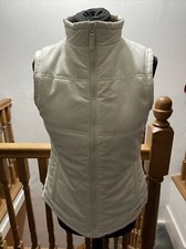Weird Fish Beige Gilet Body Warmer Size Uk 10