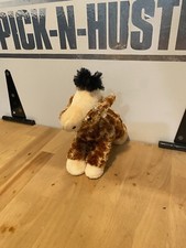 Aurora Giraffe Plush Stuffed Animal Toy Baby Nursery Soft Tan Spotted  Cream 9"