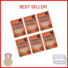 600 Picks Cinnamon Flavored Toothpicks Bulk Cinnamon Toothpicks for Adults Oral
