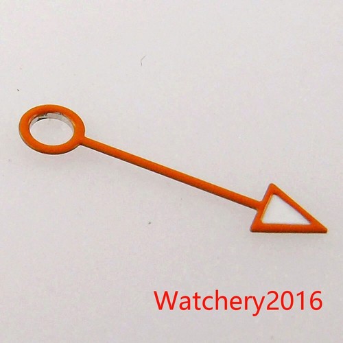 Watch Hands Red Rose Gold 2.2mm Hole GMT hands Fit NH34 MingZhu 3804 Automatic - Picture 3 of 11