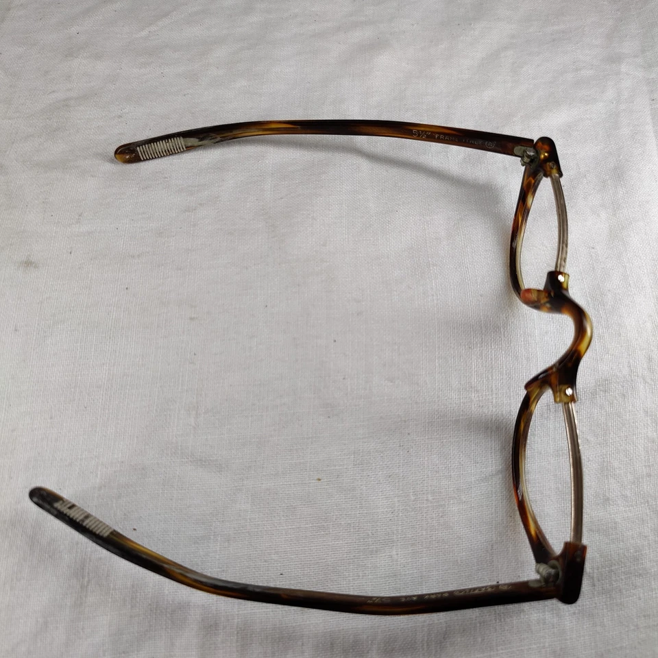 Óculos Safilo vintage década de 1960 Park Ave modelo marrom armação 5 1/2" tamanho 45-20-145 - Imagem 4 de 4