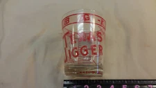 Houston Texas- Texas Jigger- shot  bar glass. Astrodome 