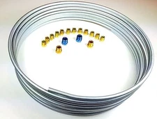 25 Ft Roll 1/4" Brake Line Kit with 16 Fittings
