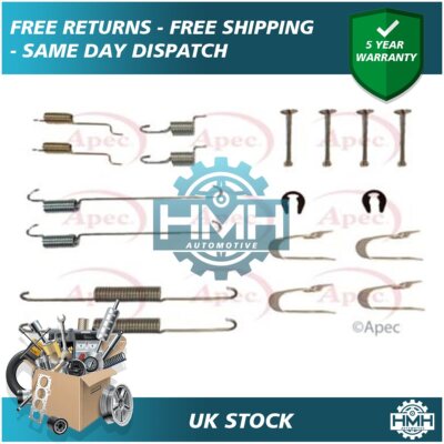 Fits Rover Cityrover Suzuki Liana Baleno Brake Shoes Fitting Kit Rear Poppy