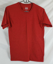 Hanes Comfort Blend T-Shirt Small Classic Fit Red Softest Tee Yet Gently Used
