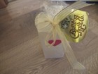 Bullfrog Light Co Wedding Love Red Heart XOXO 7 Inch Square Candle NEW — photo 2