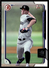 2015 Bowman Draft #31 Mike Nikorak Rockies 1st Bowman Prospect RC