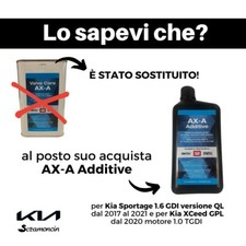 VALVE CARE AX-ADDITIVO PER SPORTAGE GPL IMPIANTO PRINS dal2017/20, XCEED dal2020