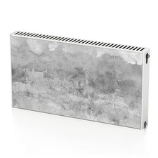 Decorative Magnetic Magnet Radiator Cover Skin Mat Screen Grey Free Space