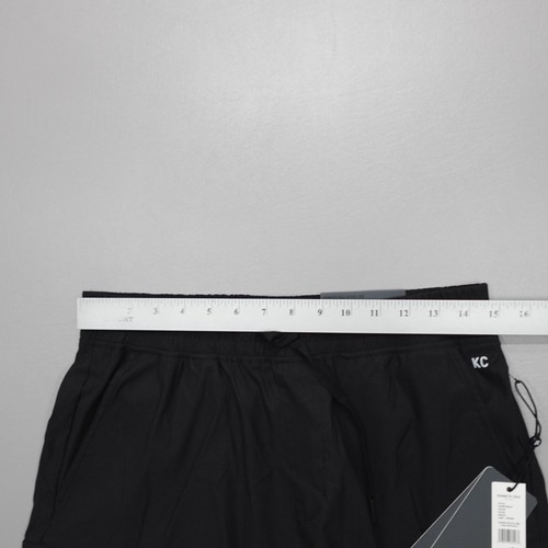 Pantalones Cortos de Carga Kenneth Cole Tech Jogger Elastizados Resistentes al Agua Tejidos Nylon Negros - Imagen 11 de 14