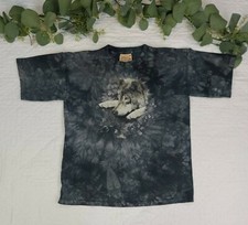 The Mountain Boys Gray Wolf Graphic T-Shirt Mens Size XL Made in USA Park