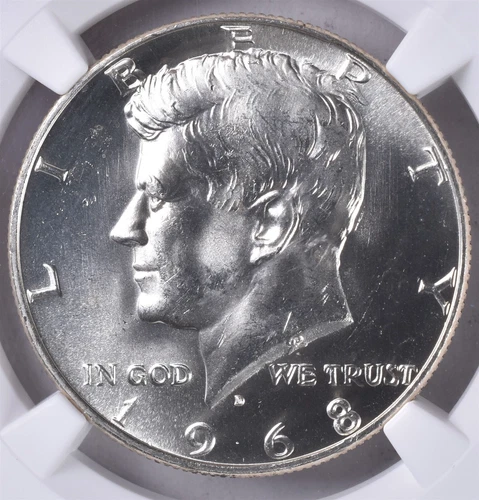 1968-D Kennedy Half Dollar - NGC MS65 