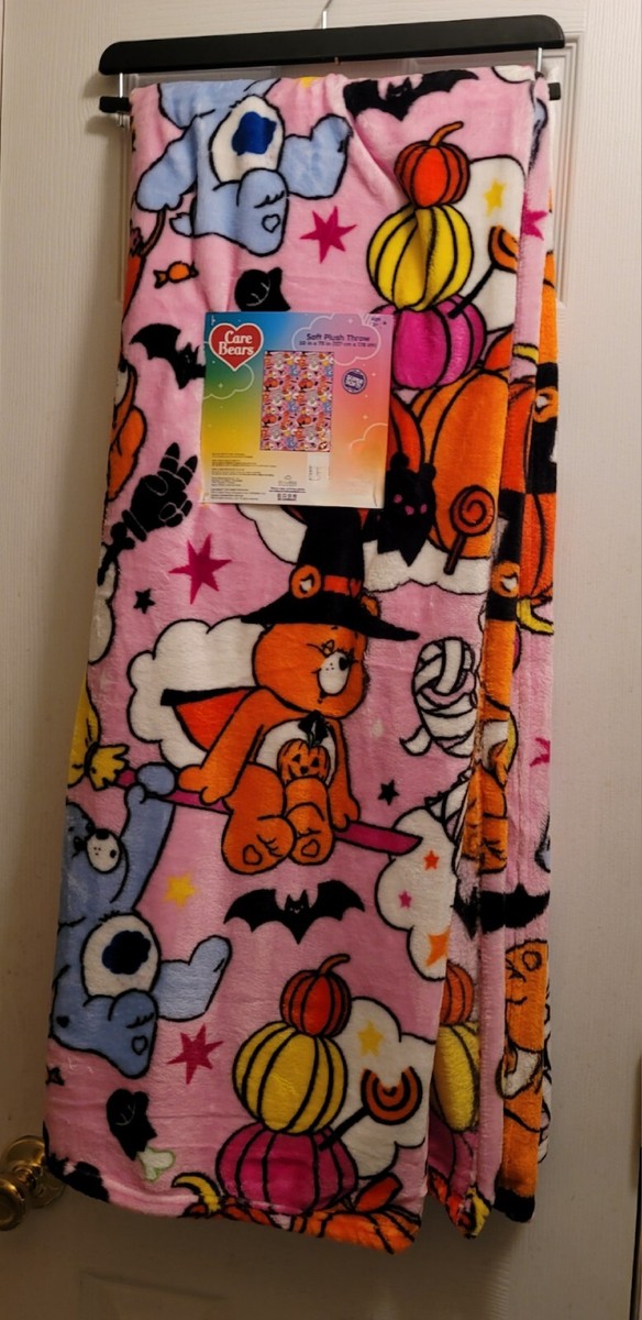 CARE BEARS HALLOWEEN BLANKET 60” X 90