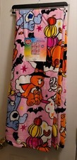CARE BEARS HALLOWEEN BLANKET 60  X 90" Soft Plush Throw Carebear Larger Size