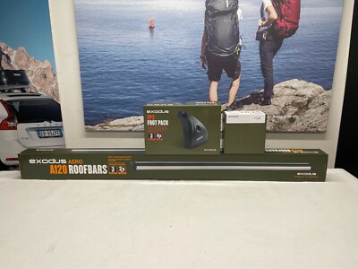 HALFORDS EXODUS ROOF BARS FO28 FP3 A120 Fits BMW