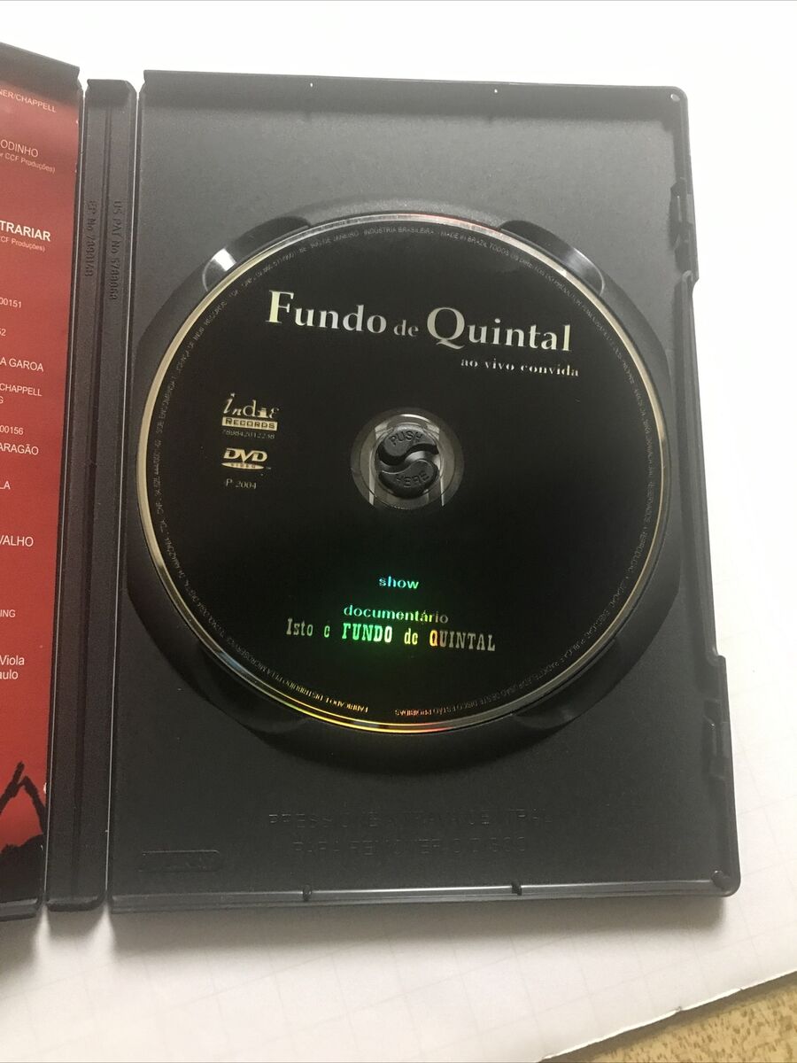 Fundo De Quintal : Ao Vivo-Convida International 1 Disc DVD