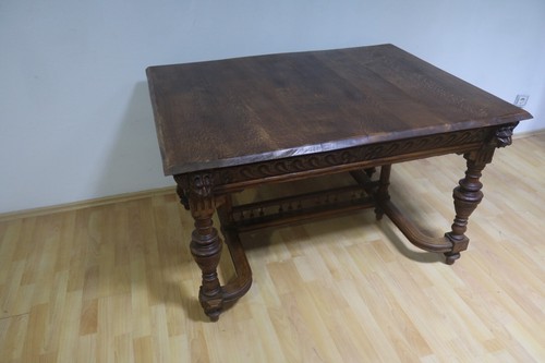 Esszimmer Tisch Antik Gründer ca. 1900Jh - Bild 2 von 10