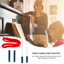 5pcs Piano Tuning Lever Tools Kit Mute DIY Set Piano Tuner Mute Tools Kit Set