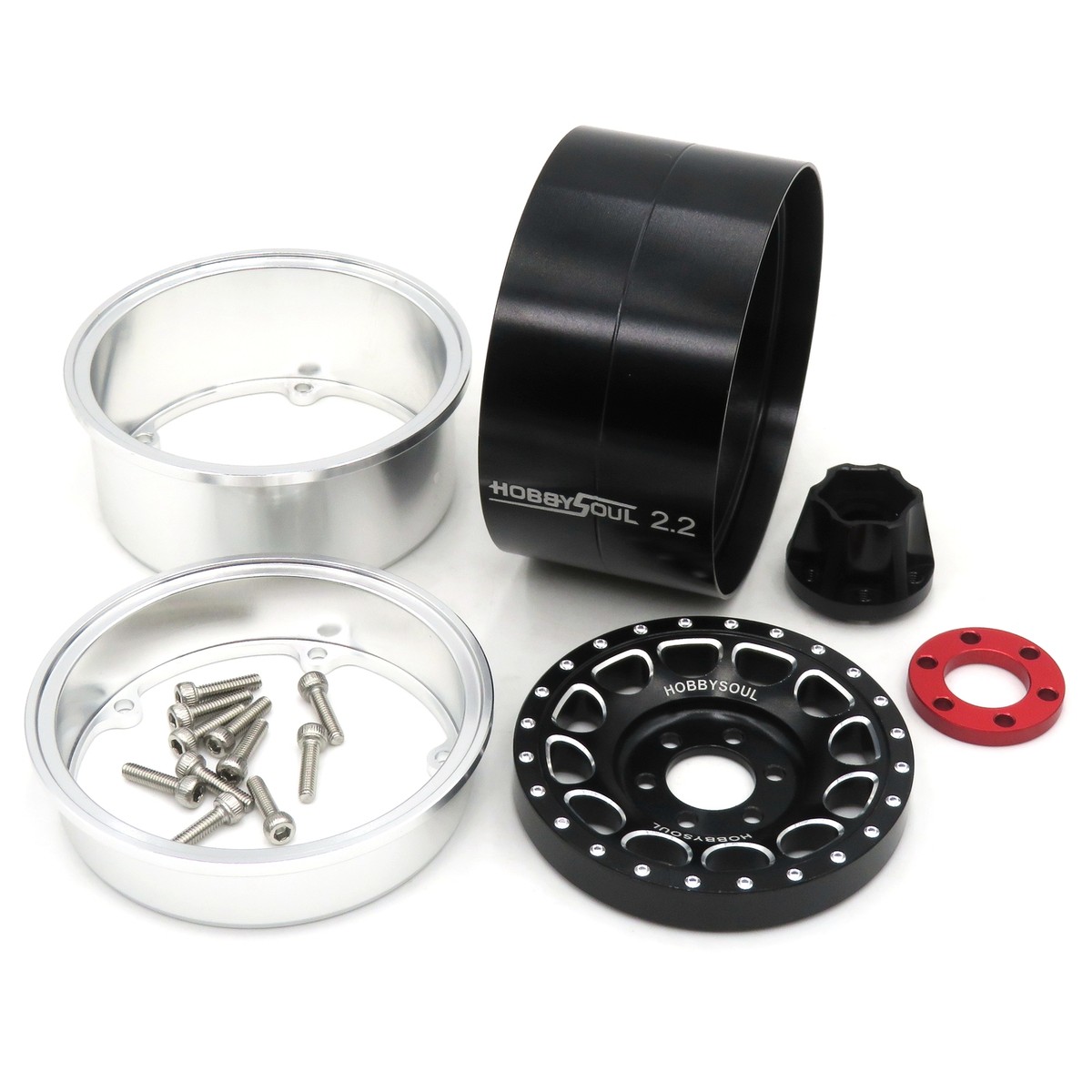 Power Wheels Rubber Tires HOBBYSOUL RC Adjustable Offset