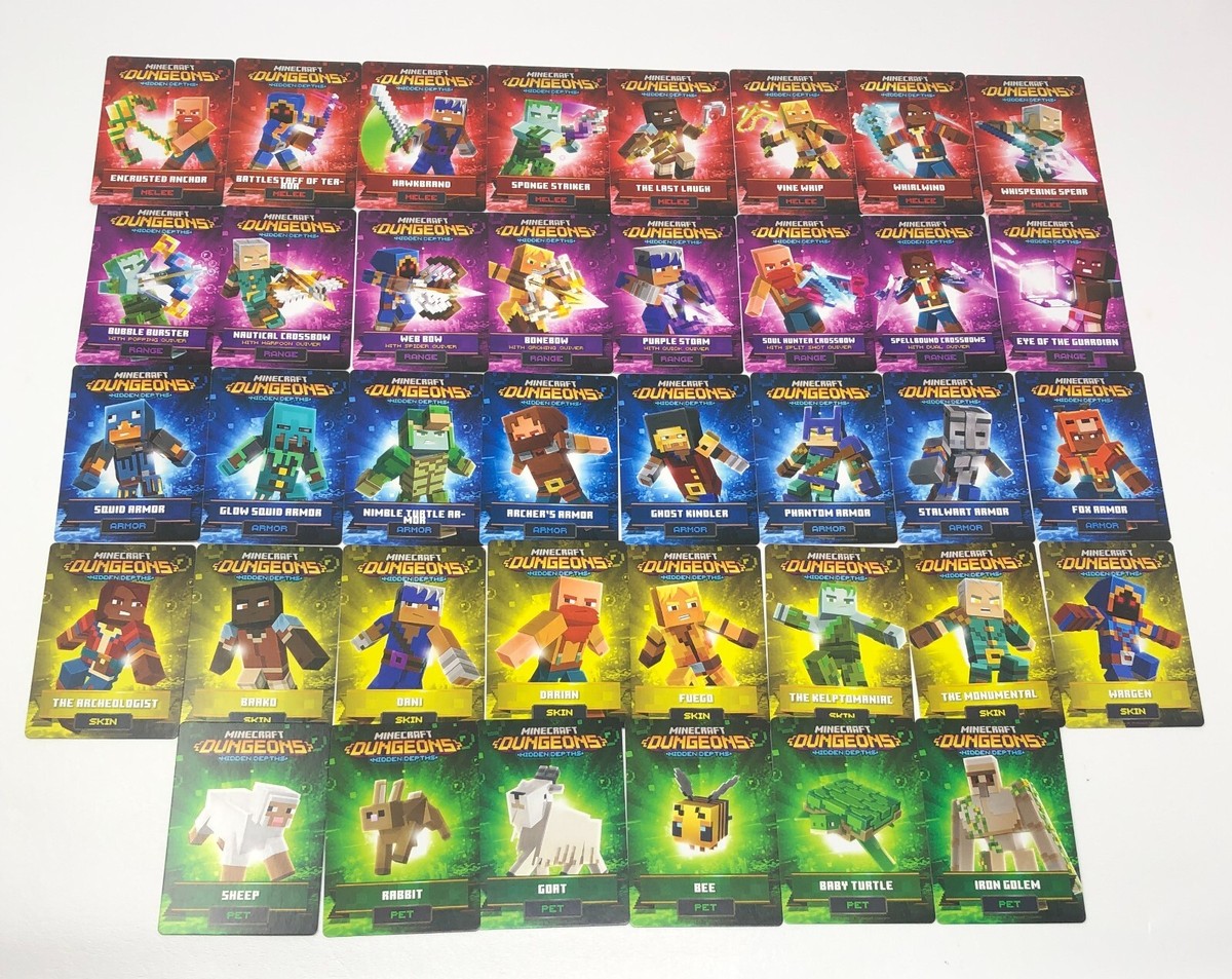Minecraft Dungeons Arcade Cards Series 4 (#61-#98) 