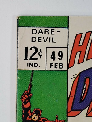 Daredevil 49 Marvel Comics 1st Starr Saxon (Mr. Fear