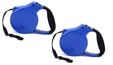 2 Pack Retractable Dog Pet Leashes Heavy Duty Up to 110 lbs. Long 26' Rope Leads