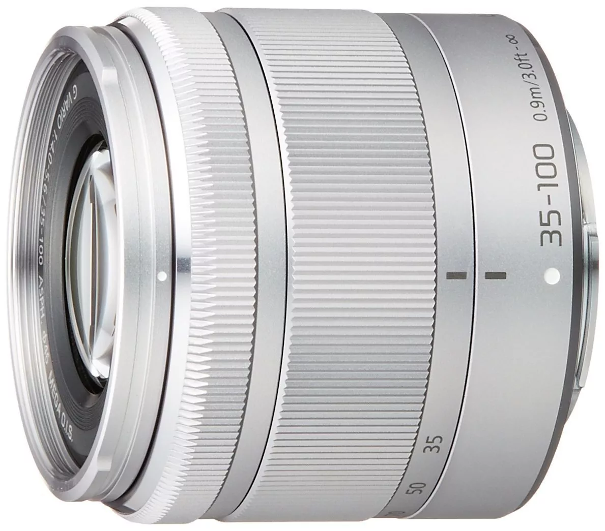 Panasonic LUMIX G VARIO 35-100mm F4.0-5.6 H-FS35100-S Silver from Japan New