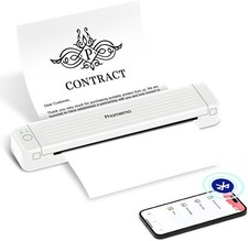 Portable Printer A4, Backup Printer at Home Compatible with Android and iOS