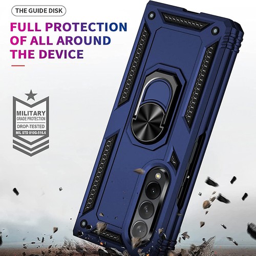 For Samsung Galaxy Z Fold 4 Case Phone Cover Shockproof Ring Holder Kickstand - Picture 23 of 48
