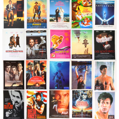 Filmposter Filmplakat Sammlung Konvolut A3 Format Gefaltet zur Auswahl