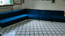 Divano vintage  Longato di design,  artigianale anni '70