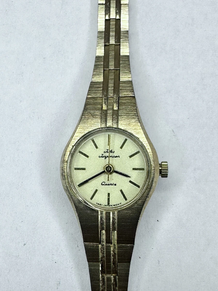 Jules jurgensen women's gold watch sales