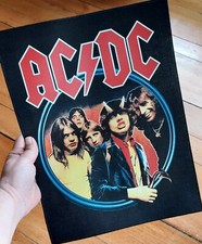 Large AC/DC Highway To Hell LICENSED Band Sew On Battle Jacket BACK Patch