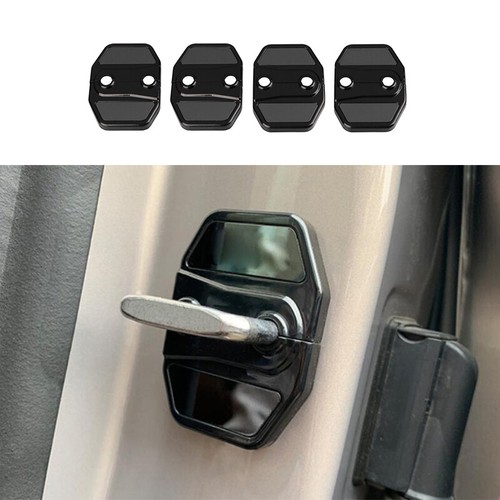 Fit For BMW X6 G06 2020-2022 Bright Black Door Lock Buckle Protection Trim 4PCS