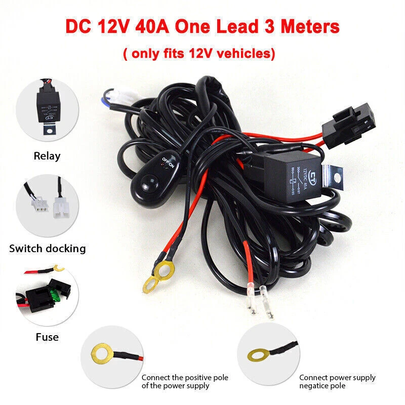 4-23 Pouces 10-59 cm Barre LED Offroad Feux Phare de Travail 12V 24V Auto Lampe - Photo 4/4