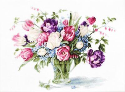 Tulips B2261L Luca-S Counted Cross-Stitch Kit