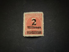 Deutsches Reich Briefmarke 2 Millionen Mark auf 5 Tausend Mark, 1923 -Historisch