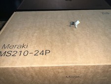 Cisco Meraki MS210 24 port Gigabit PoE+ Switch MS210-24P-HW NEW UNCLAIMED✅❤️️✅❤️