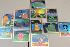 Topps Chrome SpongeBob SquarePants Trading Card Lot 12 DoodleBob Gary Larry