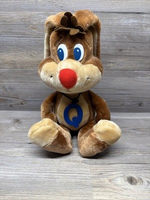 Vintage 1985 Nestle Quik Bunny Rabbit Nesquik Plush By Trudy  Q  Blue Tag