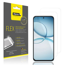 2x Screen Protector for Realme Narzo 90X Protective Film covers 100% dipos Flex