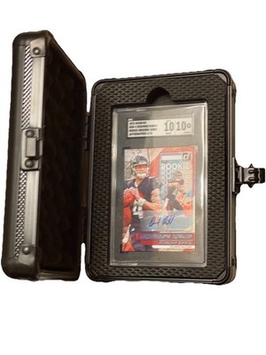 SGC Graded Card Slab Latching Hard Case - Storage For 1-2 Slabs - Sports Pokemon