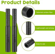 Golf Club Shaft Extension Stick Extender Golf Club Extension Rod 0.52" Pack Of 2