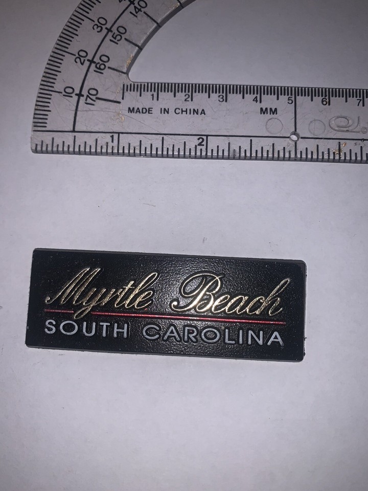 Rubber FRIDGE MAGNET MYRTLE BEACH, SOUTH CAROLINA