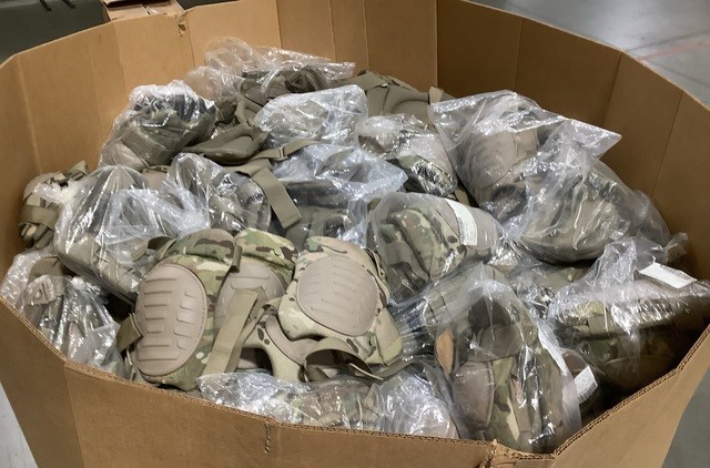 Army MULTICAM OCP MCGUIRE NICHOLAS Knee Pads USGI NSN 8465-01-599-7026