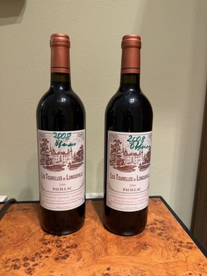 Les Tourelles de Longueville 2000 Pauillac Bordeaux Rotwein 0,75L Rarität
